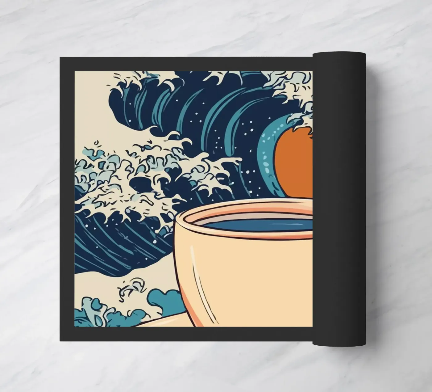 Coffee Wave deurmat van edsonramosart