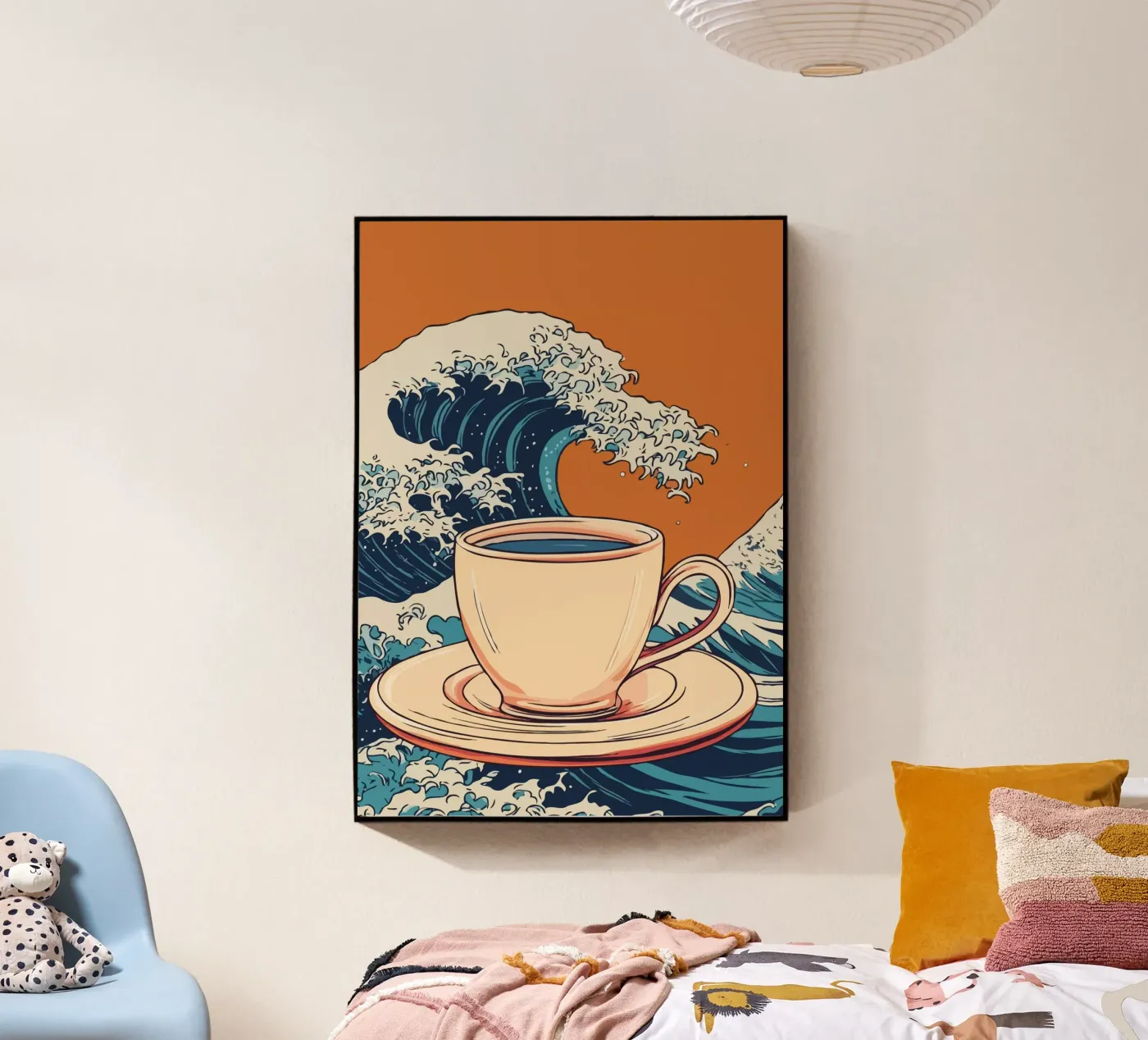 Coffee Wave acrylic glass by edsonramosart