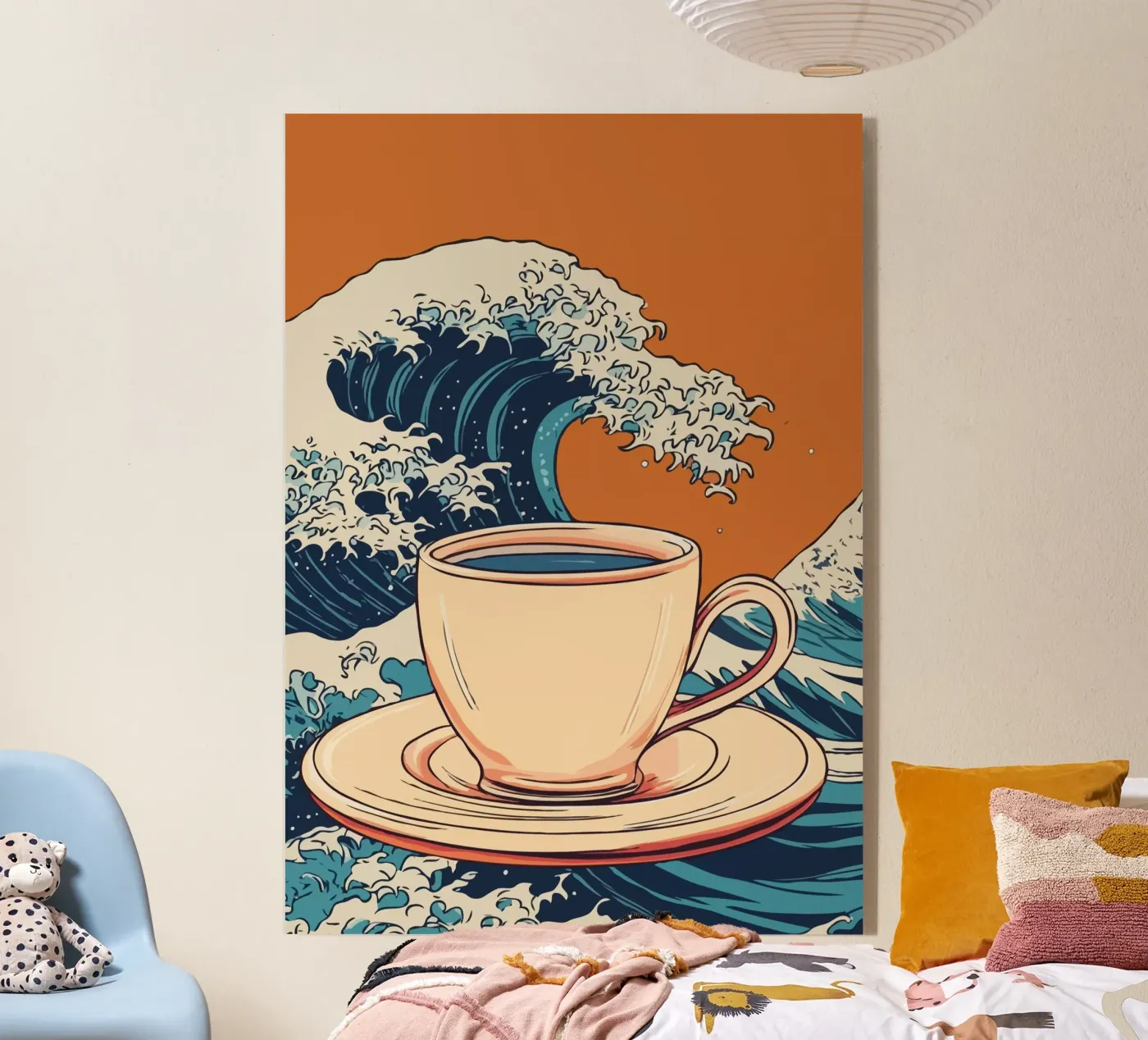 Coffee Wave acrylic glass by edsonramosart