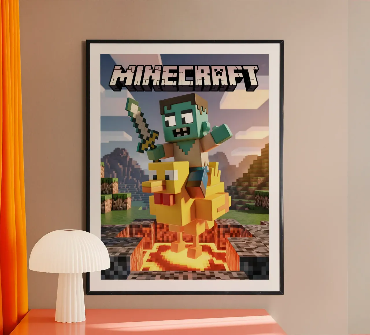 Minecraft carta hahnemühle da Fusion Frames Digital