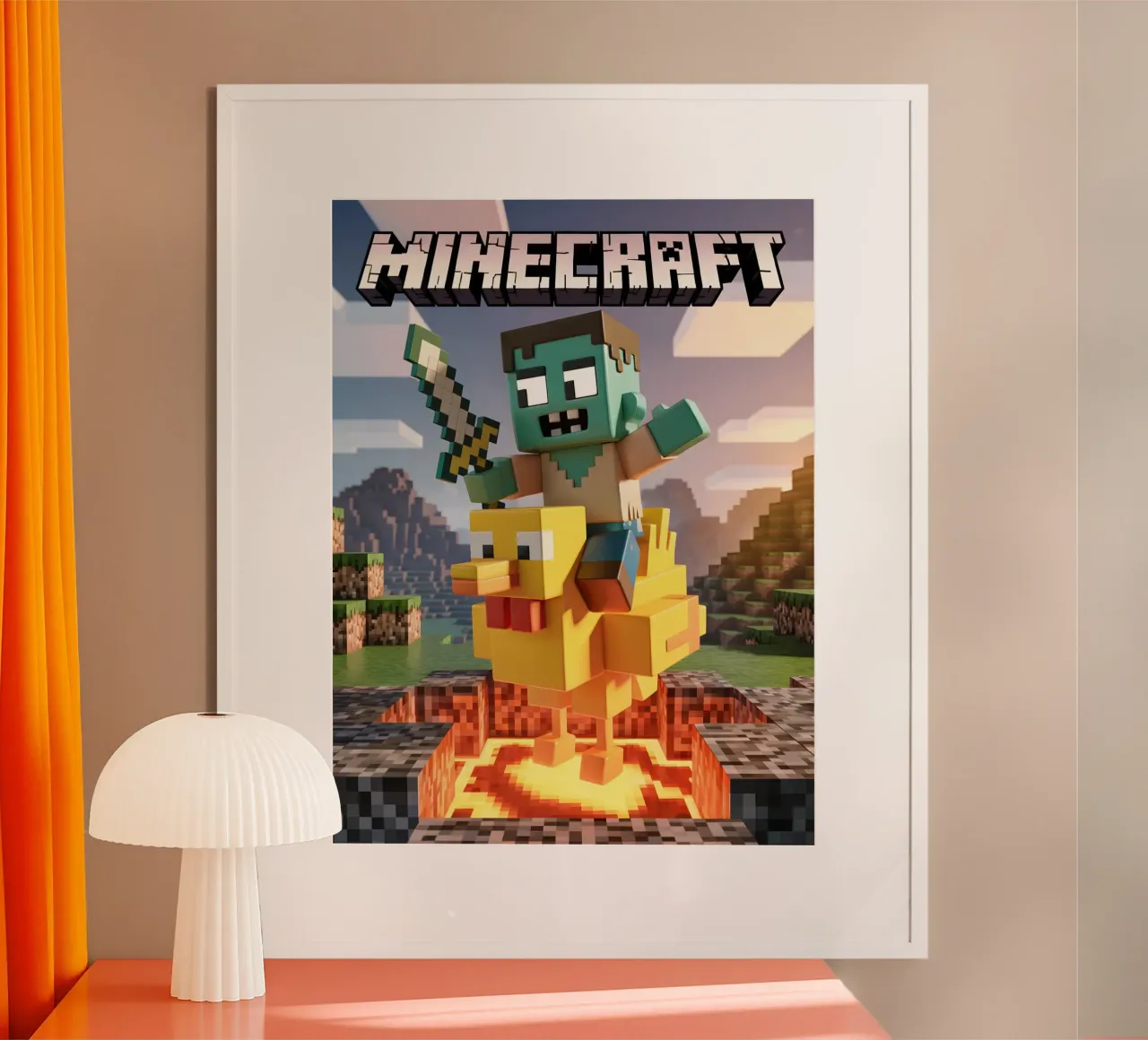 Minecraft carta hahnemühle da Fusion Frames Digital