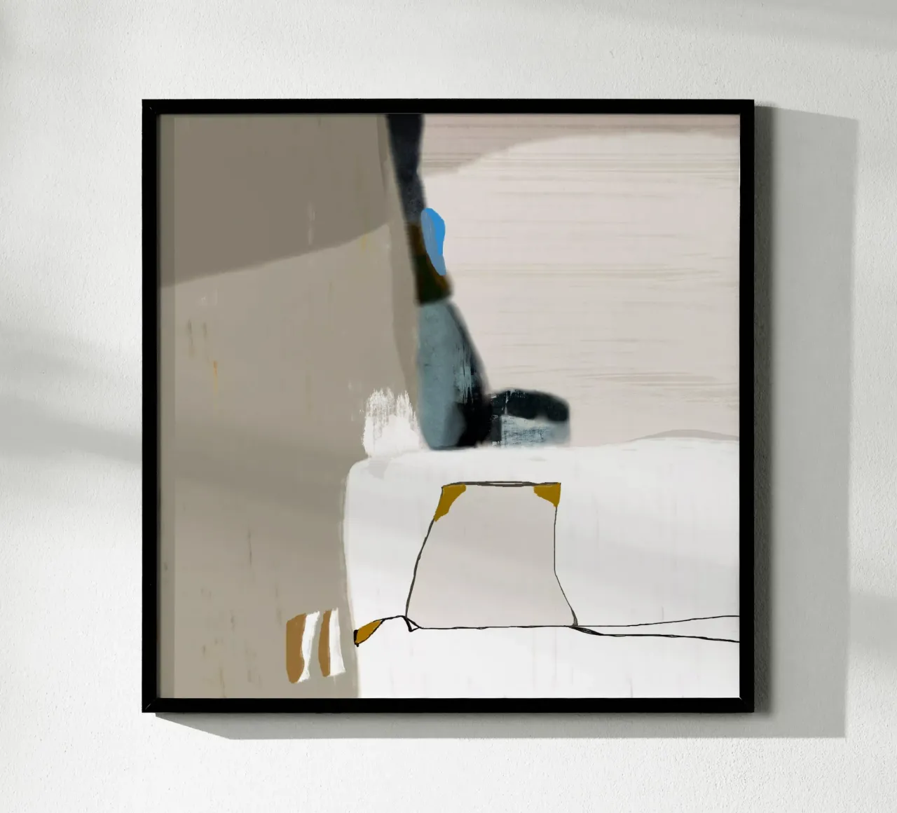 Hanging Around poster con telaio in alluminio da RobertoMoroArt
