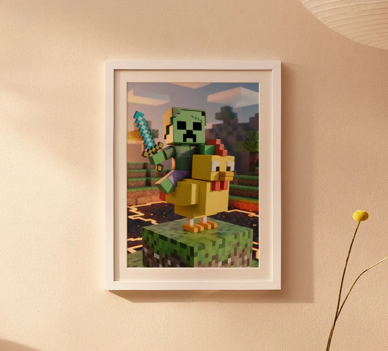 Minecraft carta hahnemühle da Fusion Frames Digital