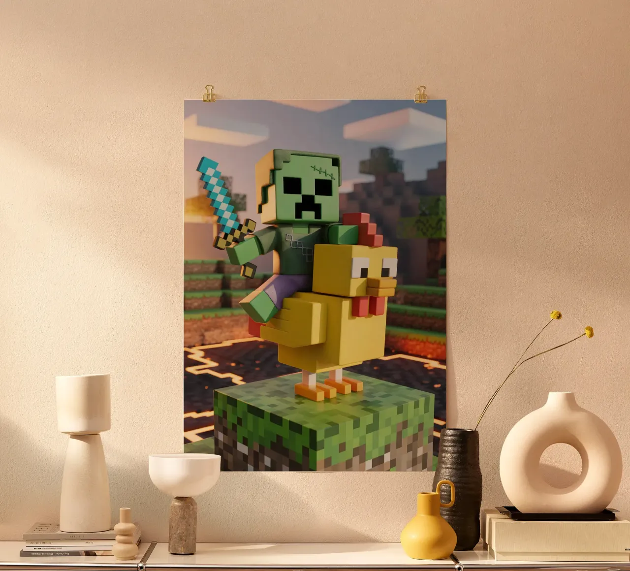 Minecraft carta hahnemühle da Fusion Frames Digital
