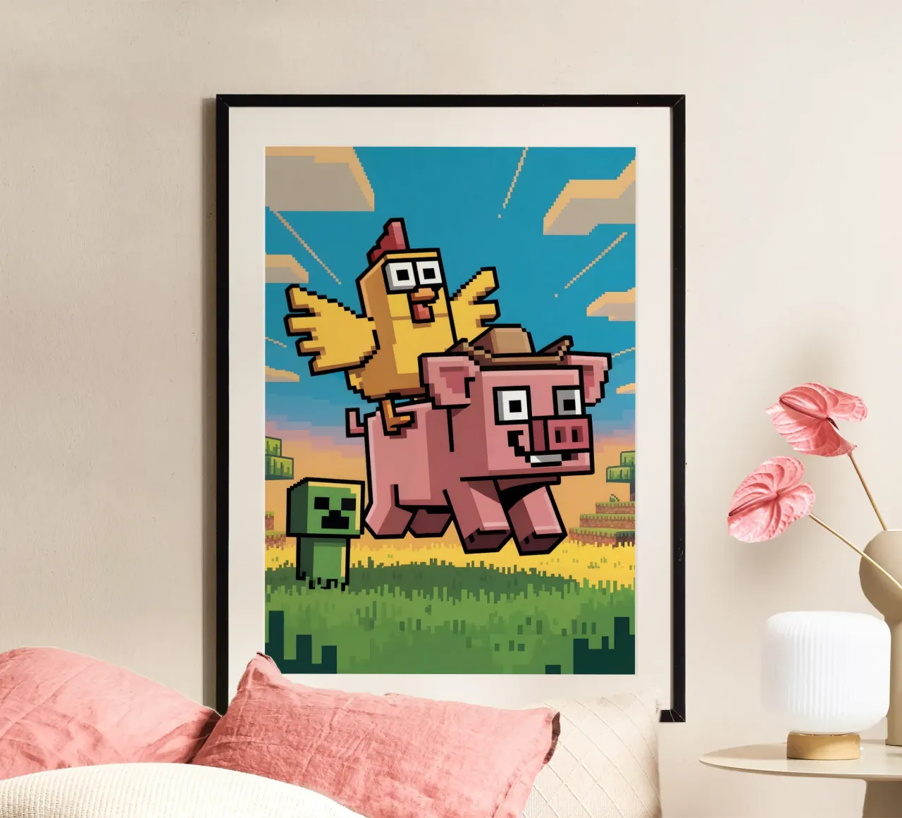 Minecraft carta hahnemühle da Fusion Frames Digital