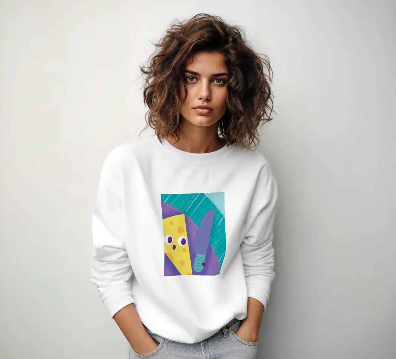 Formaggio divertente felpa da LOYAL SHOP