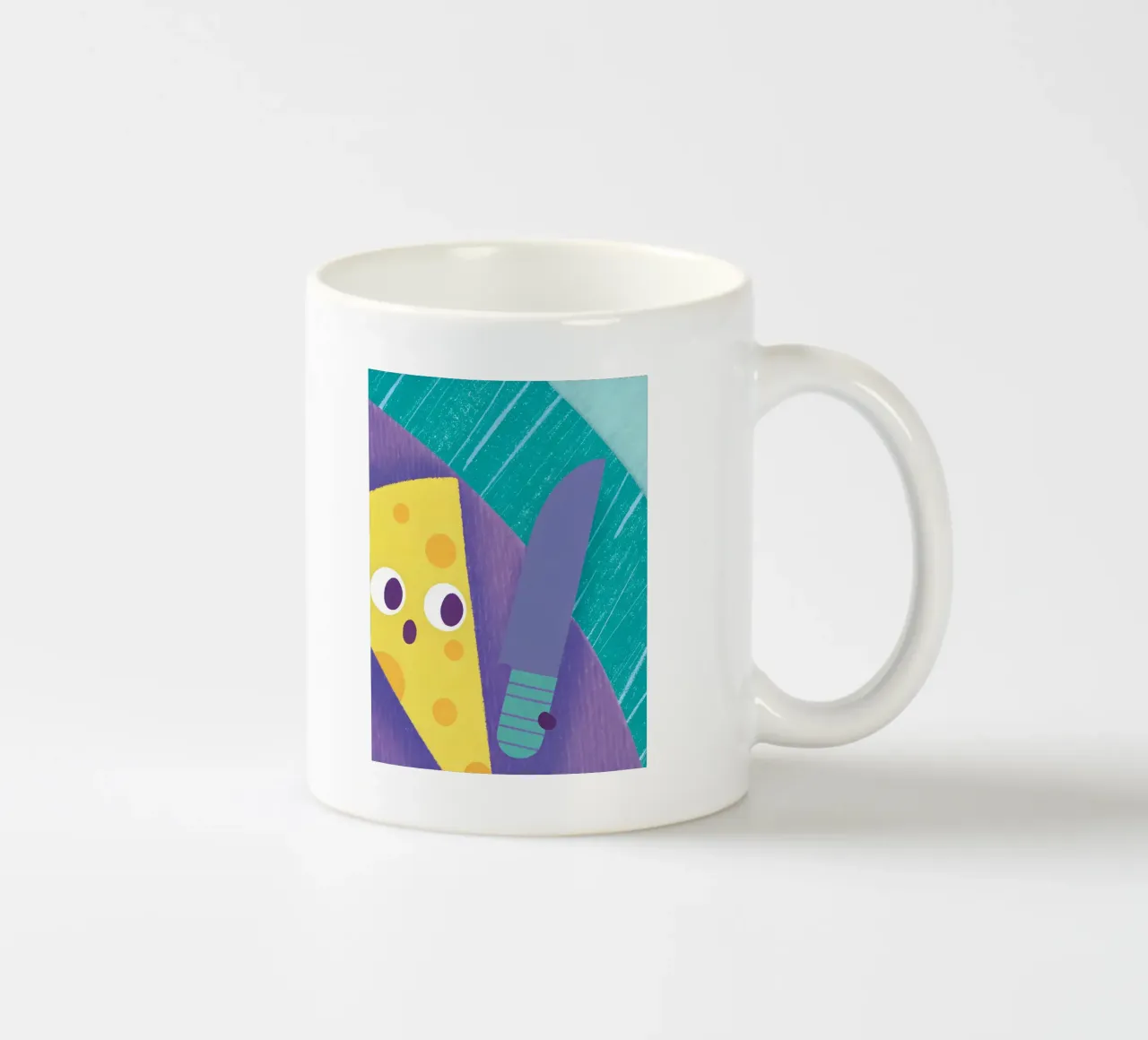 Formaggio divertente tazza in ceramica da LOYAL SHOP