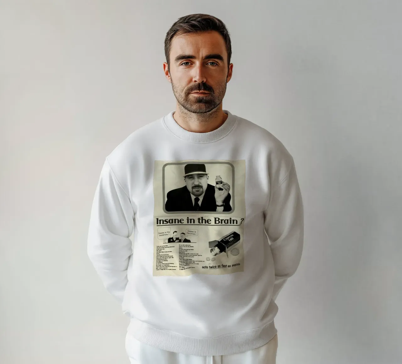 Insane in the brain felpa da Ads Libitum