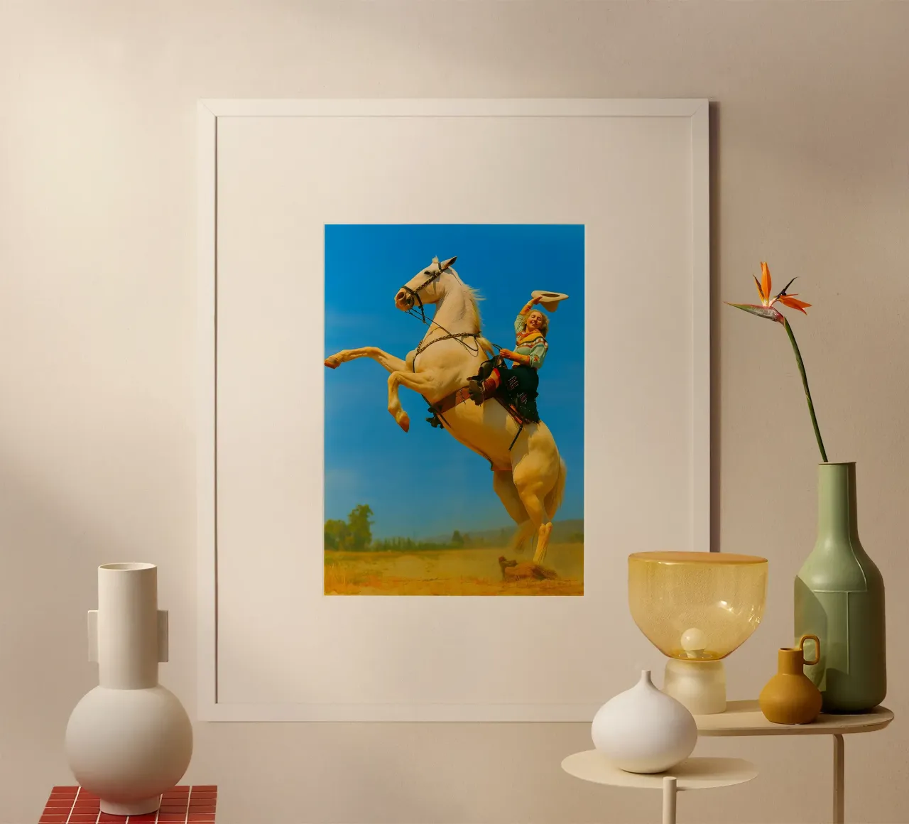 women and horse poster da tamarind