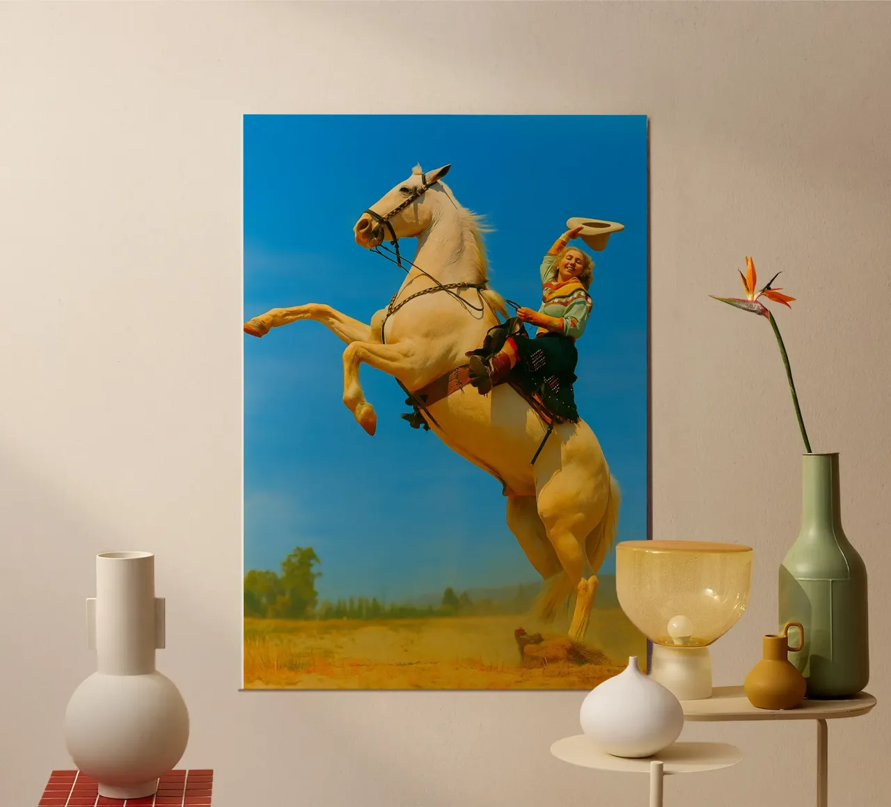 women and horse poster da tamarind