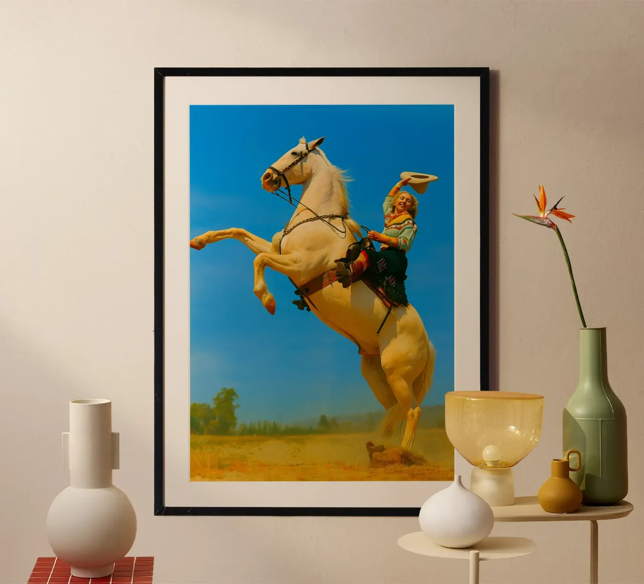 women and horse poster da tamarind
