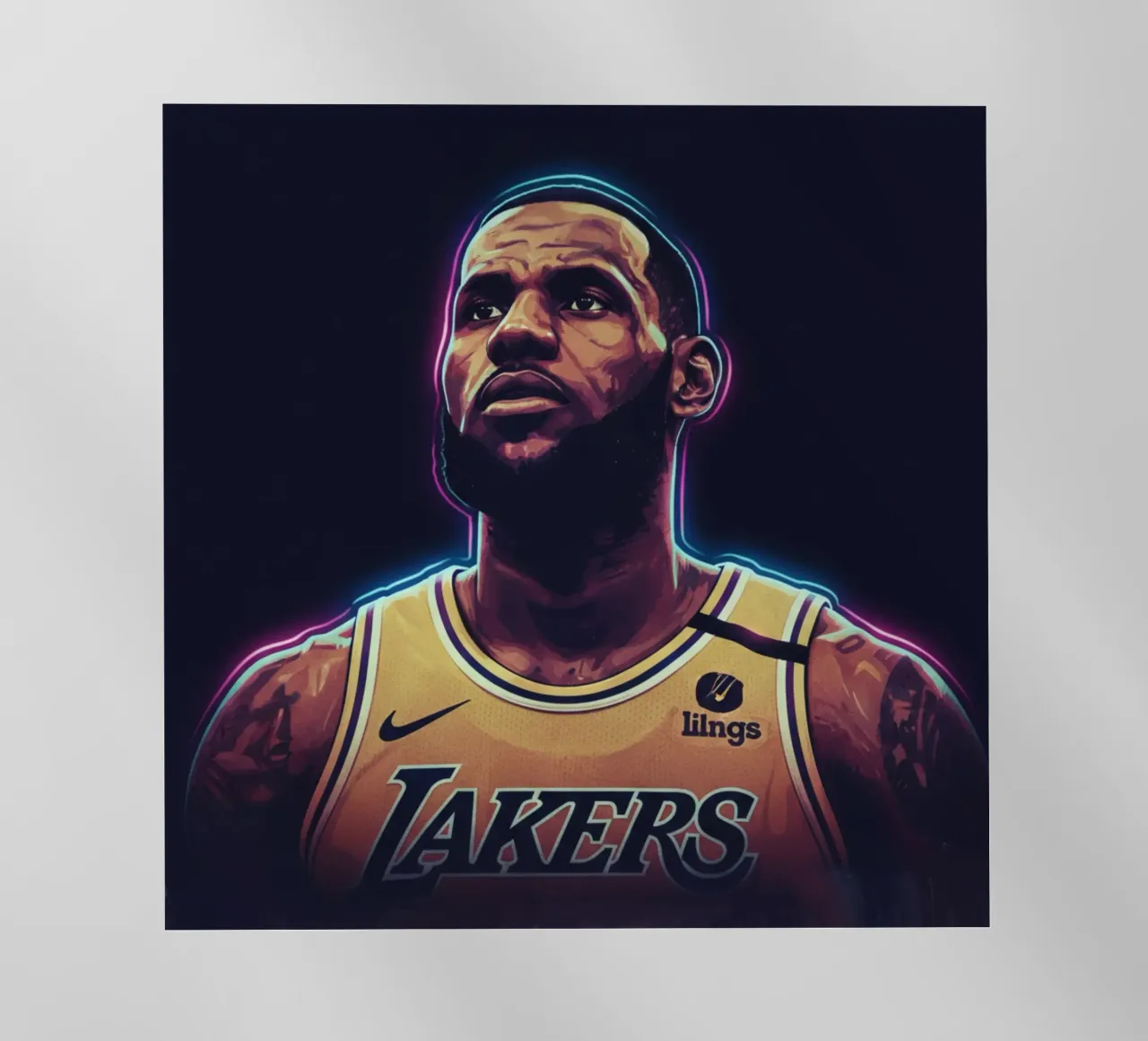 Lebron James pellicola backlit da Kalis