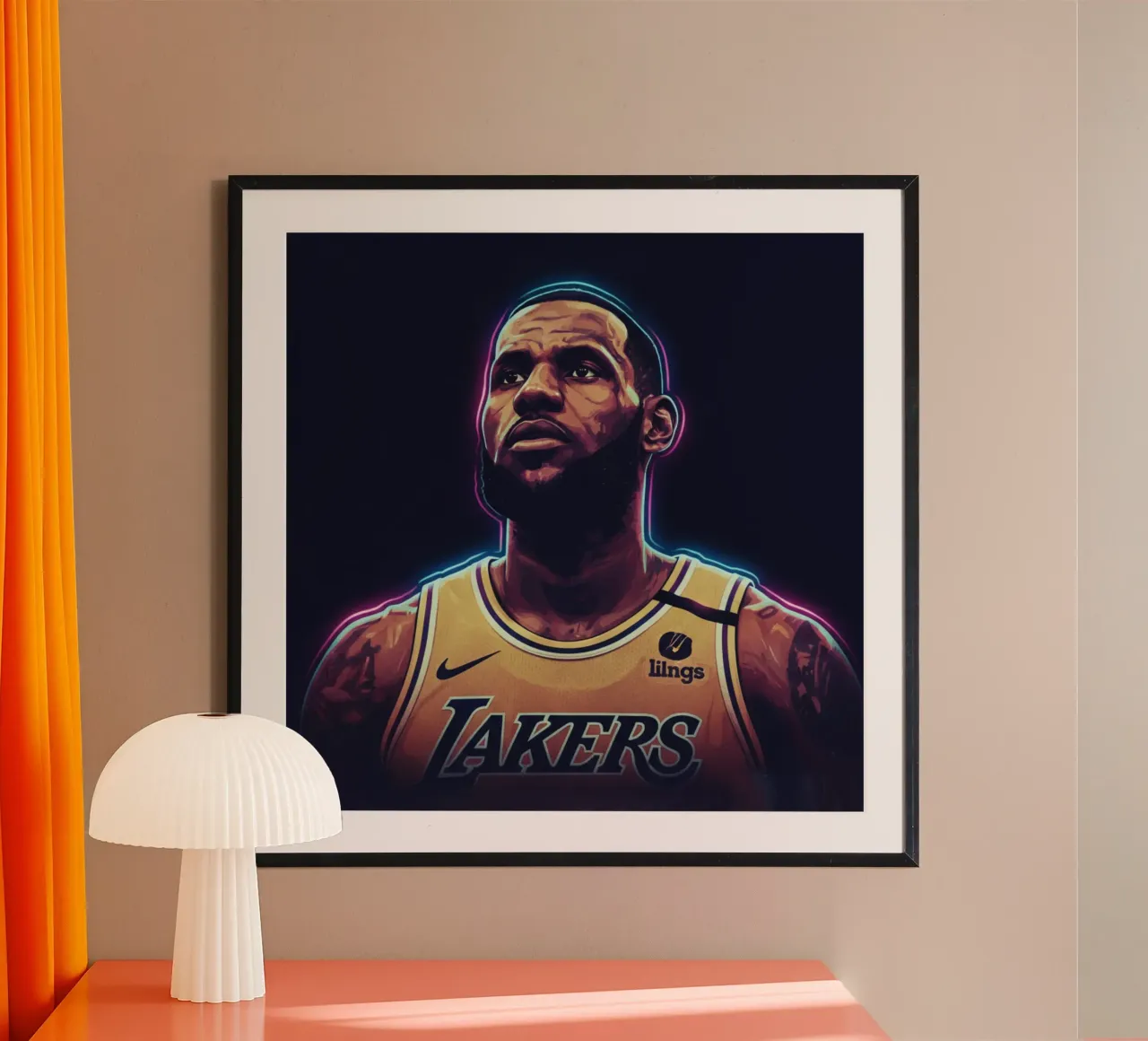 Lebron James carta hahnemühle da Kalis