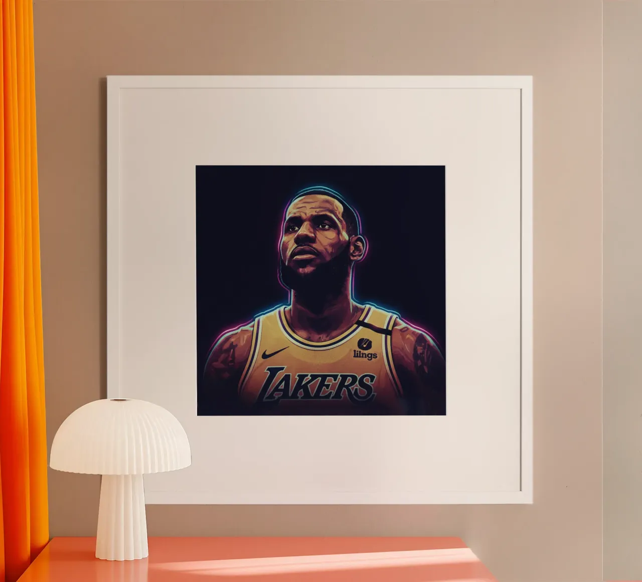 Lebron James carta hahnemühle da Kalis
