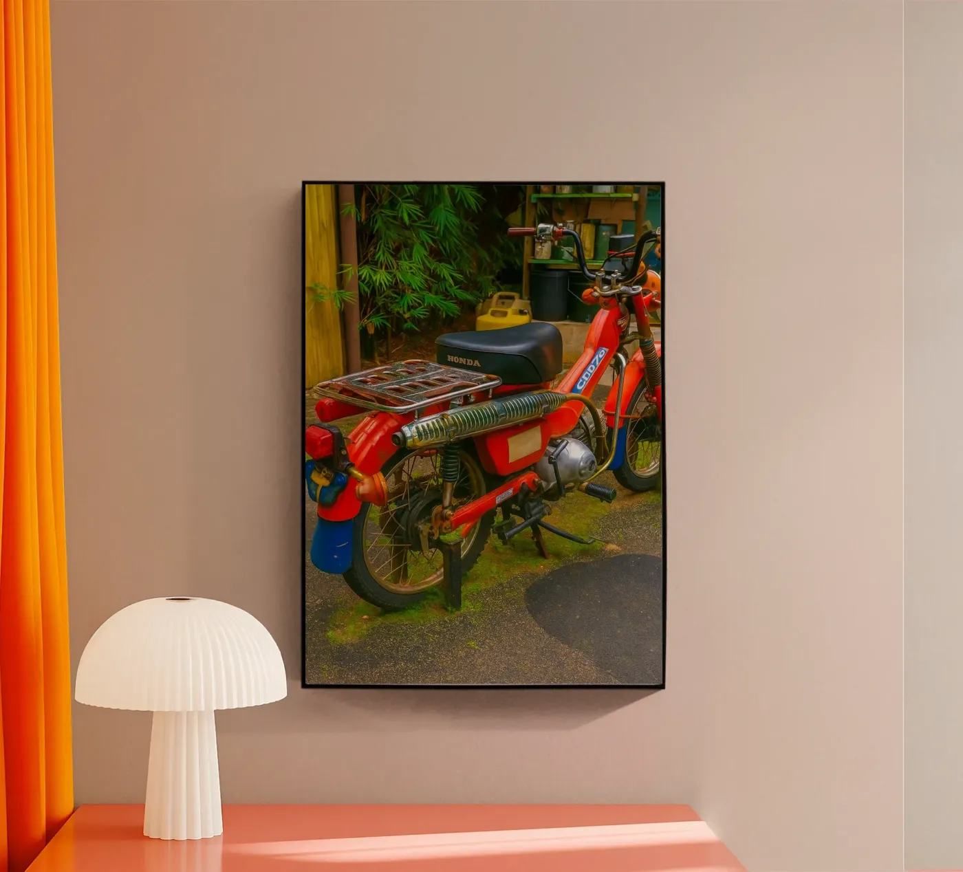 moto d'epoca plexiglass da tamarind