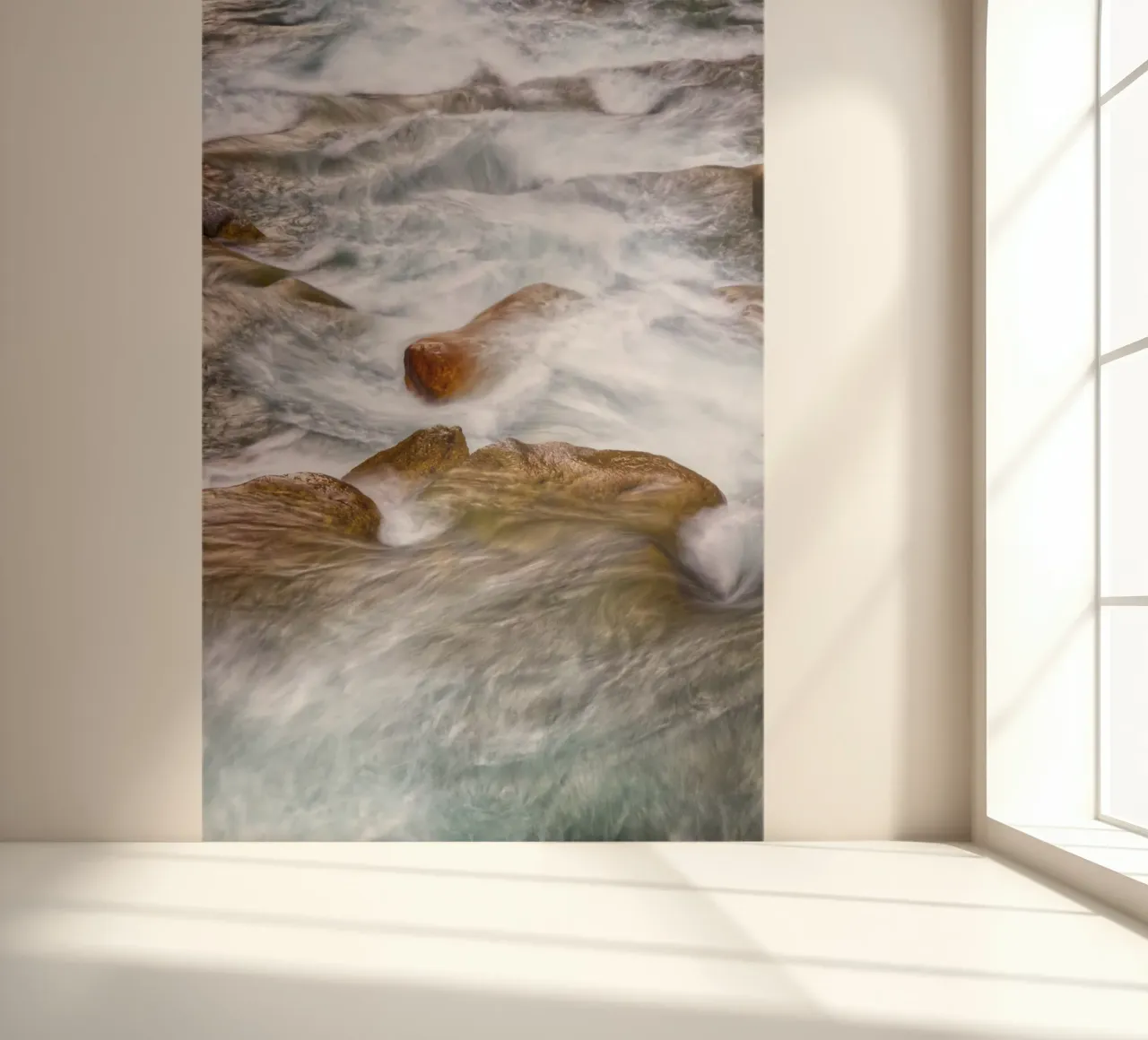 River flow fotobehang van Fjöllart