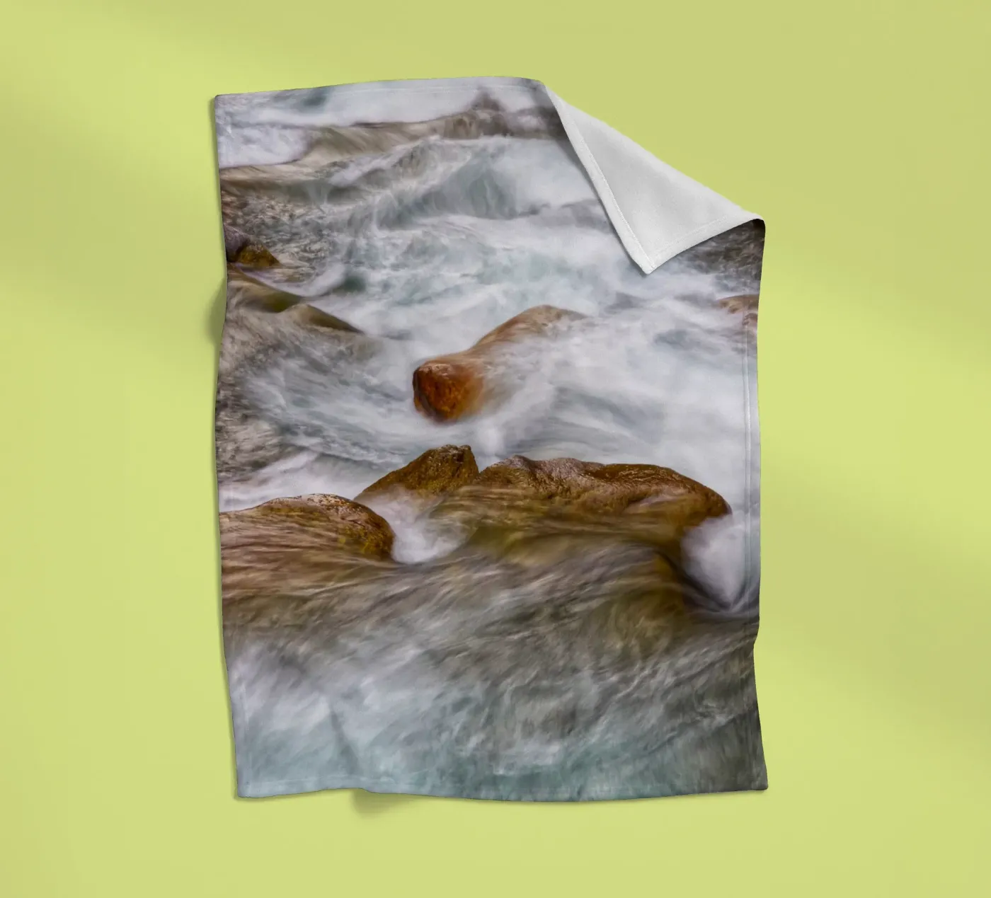 River flow fleecedeken van Fjöllart