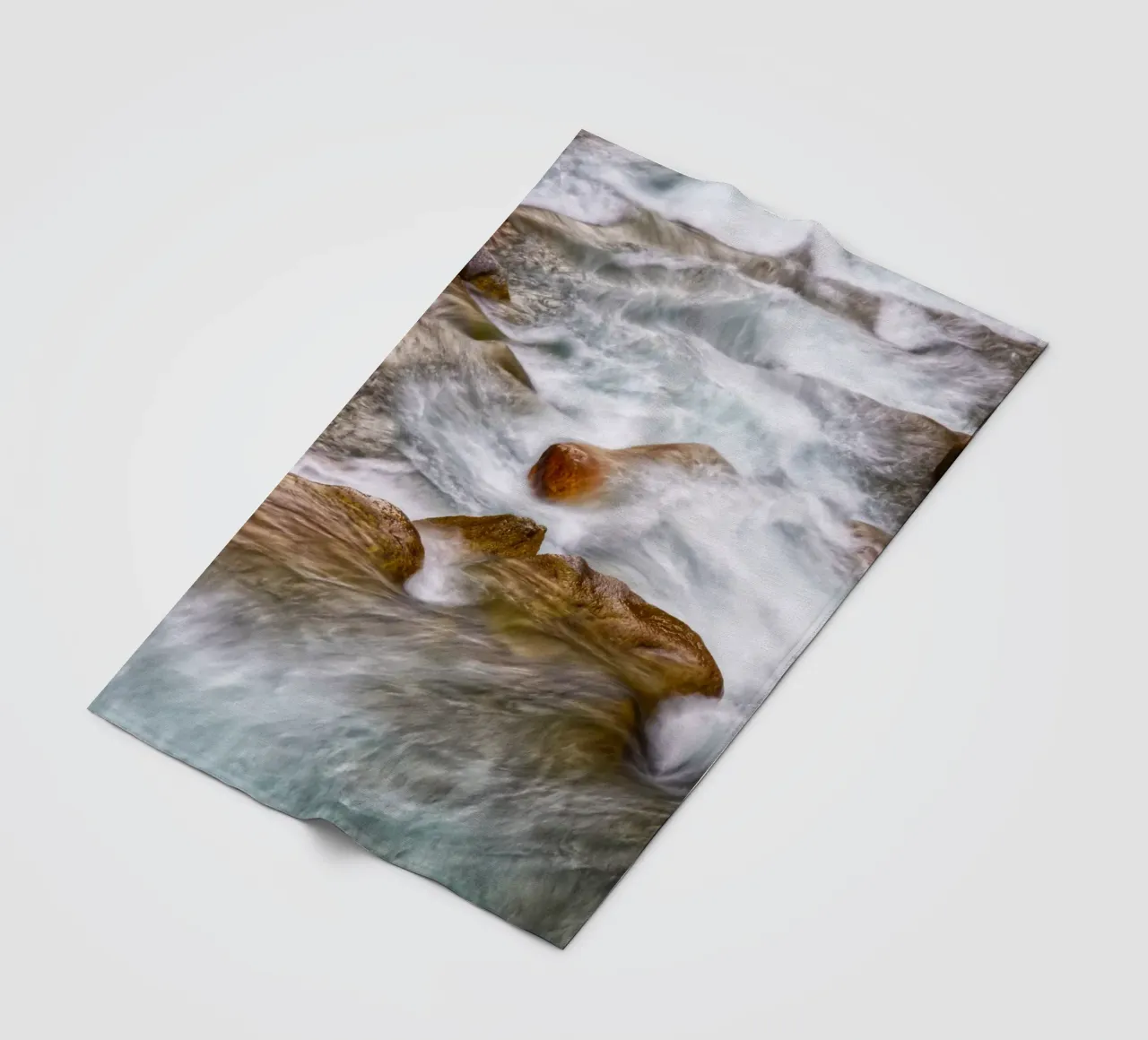 River flow Fleecedecke von Fjöllart