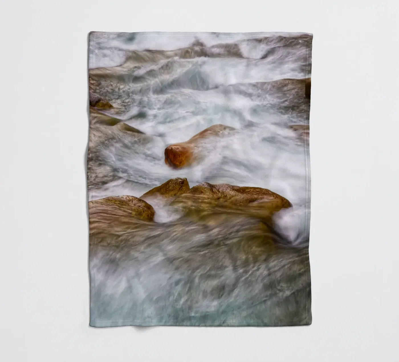 River flow fleecedeken van Fjöllart