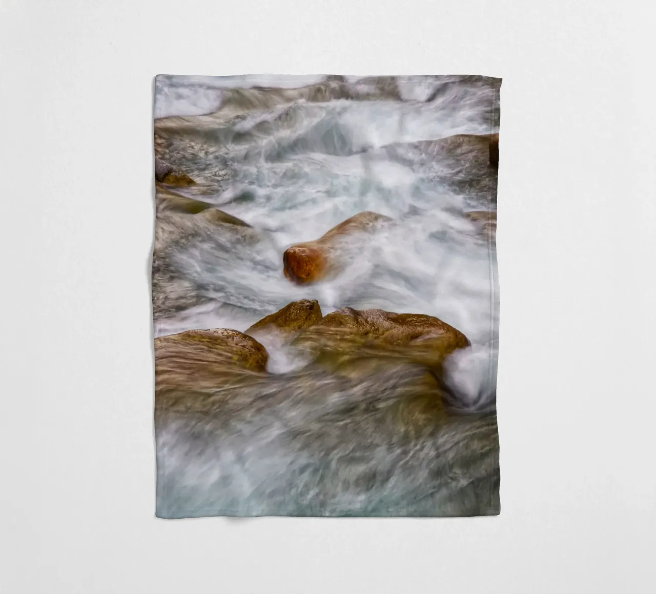 River flow Fleecedecke von Fjöllart