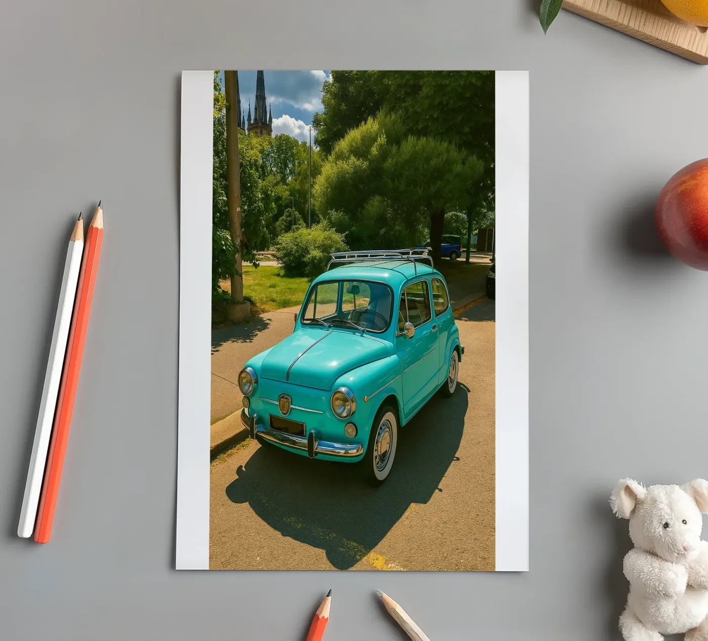 Oldtimer Stickerbogen von tamarind
