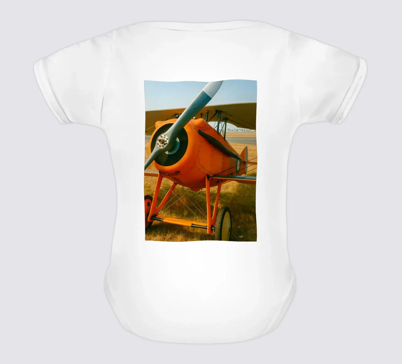 Oldtimer-Flugzeug Kurzarm Babybody von tamarind