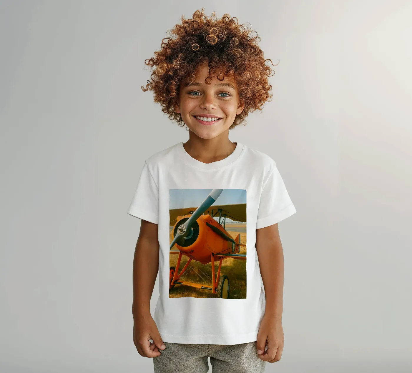 Oldtimer-Flugzeug Kinder T-Shirt von tamarind