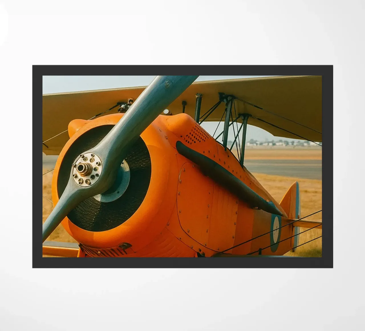 Oldtimer-Flugzeug Fußmatte von tamarind