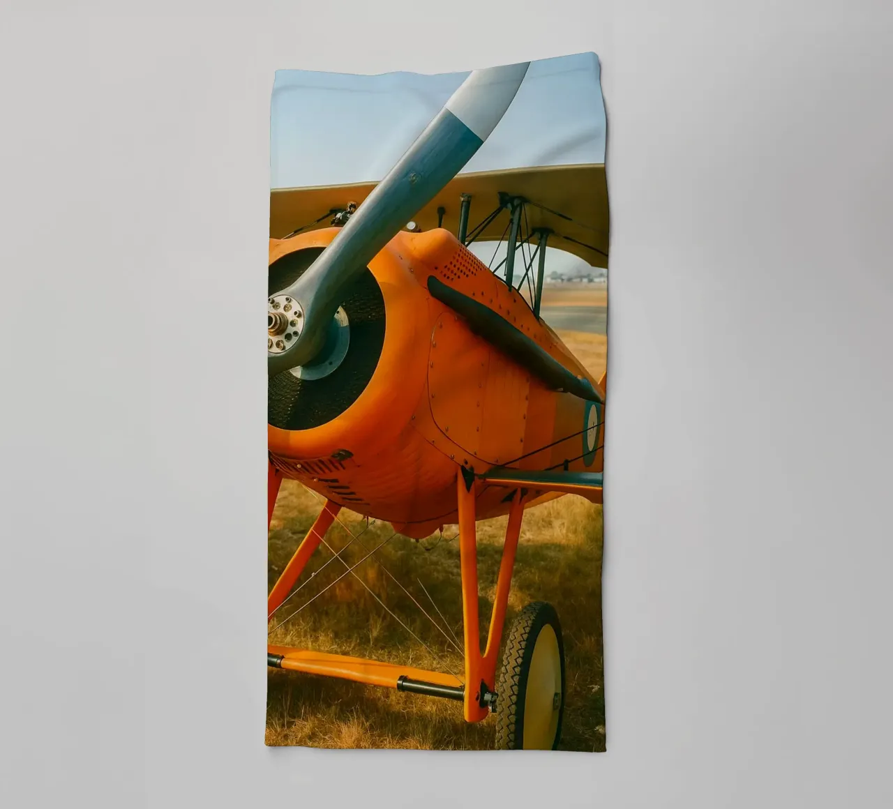 Oldtimer-Flugzeug Handtuch von tamarind