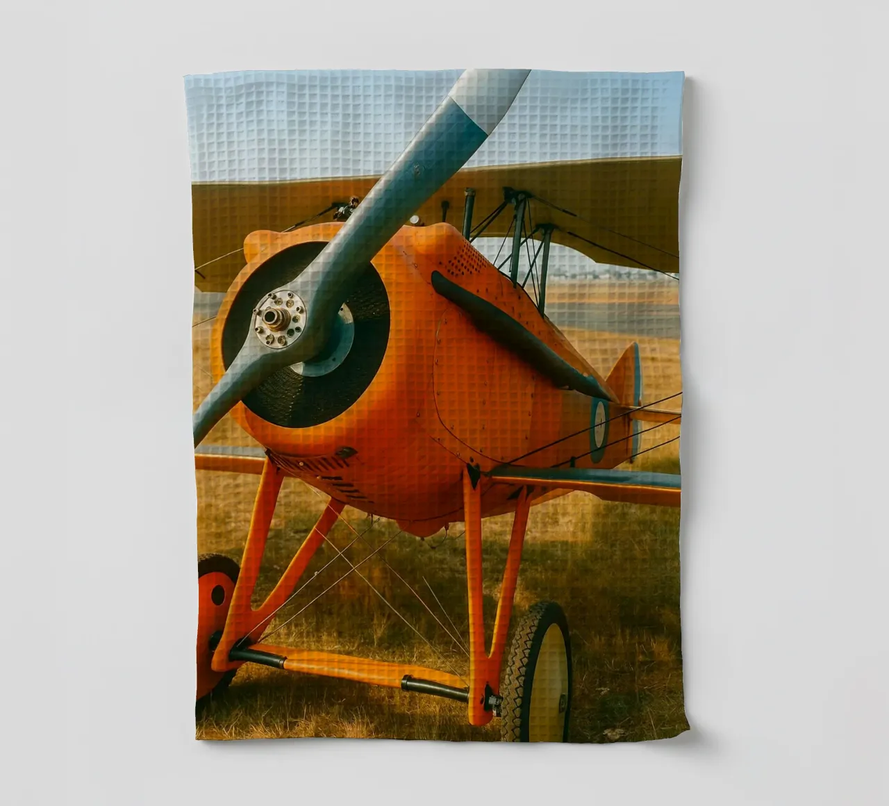 Oldtimer-Flugzeug Geschirrtuch von tamarind