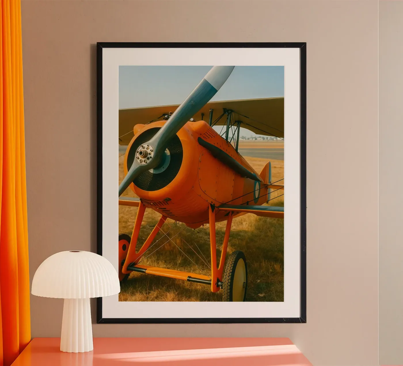 vintage aircraft poster de tamarind