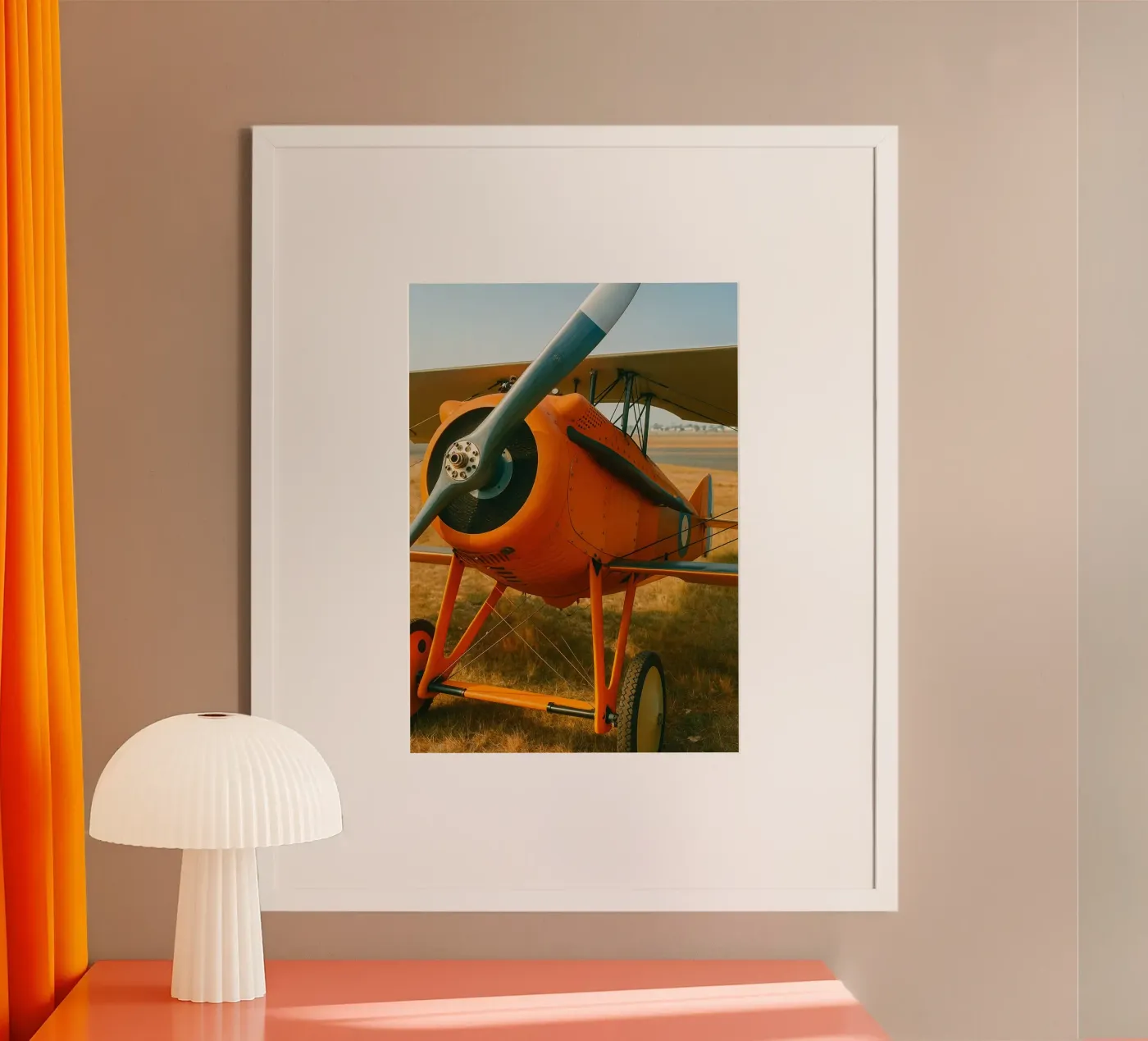 vintage aircraft poster de tamarind