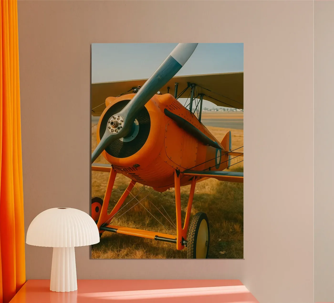 vintage aircraft poster de tamarind