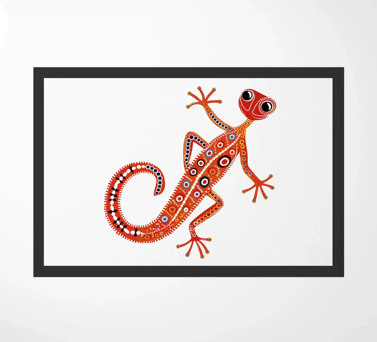 Design del geco aborigeno zerbino da Autofocus