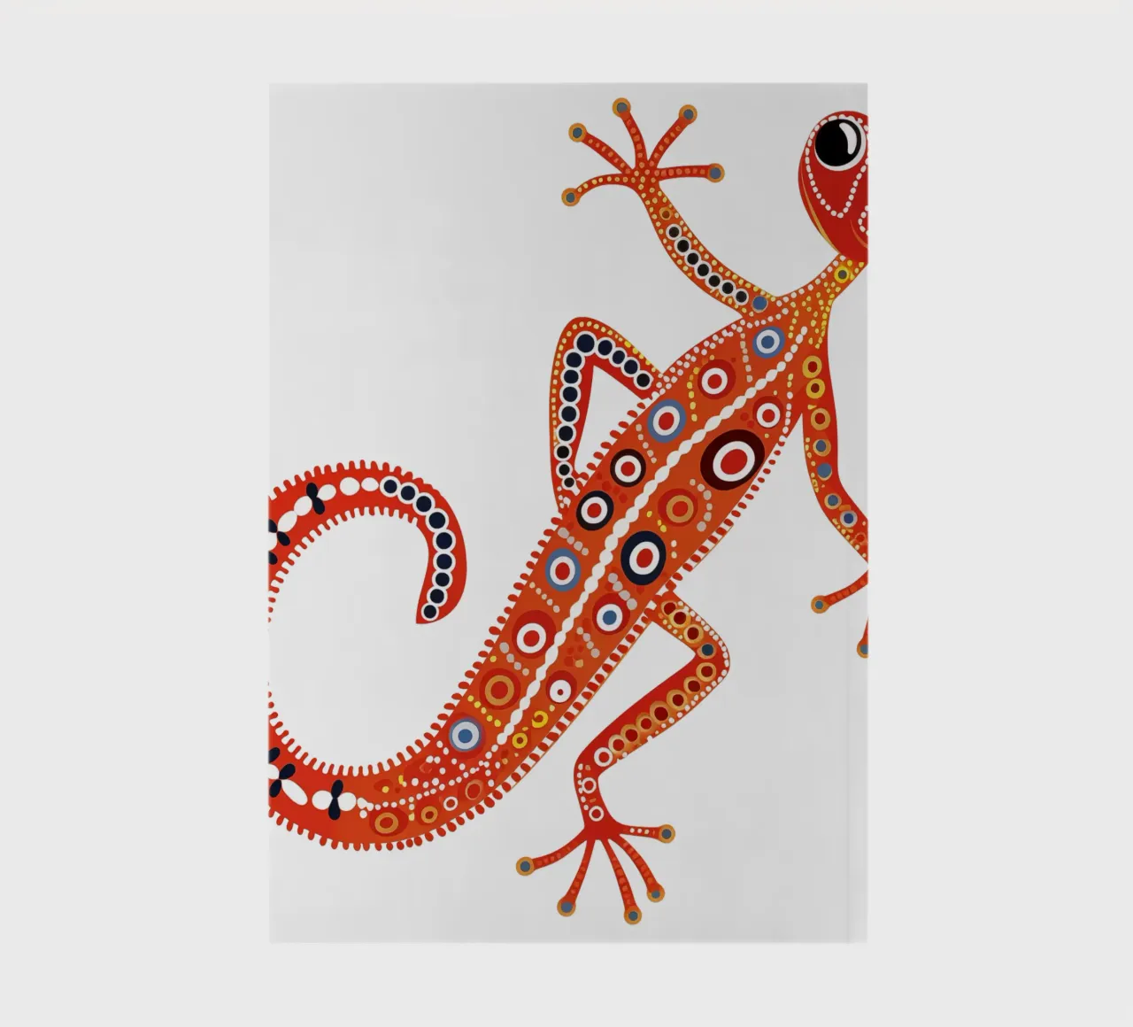 Aboriginal Gecko Design notebook by Autofocus