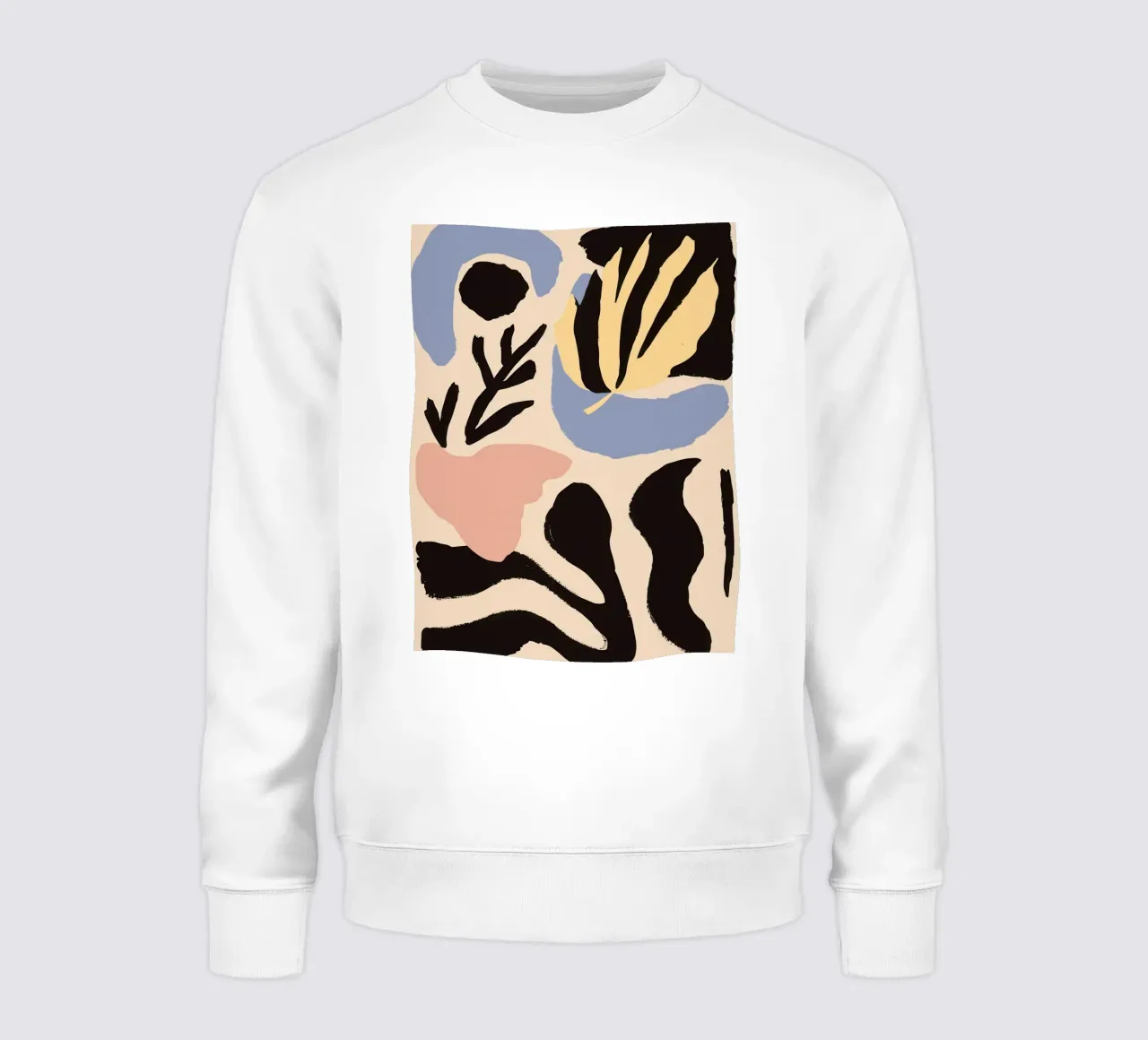 Formas botánicas abstractas sudadera de Sun Riser