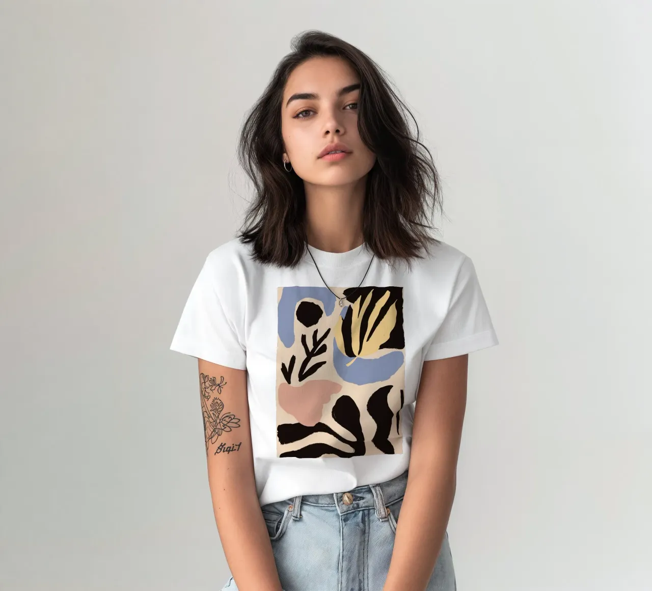 Forme botaniche astratte t-shirt da Sun Riser