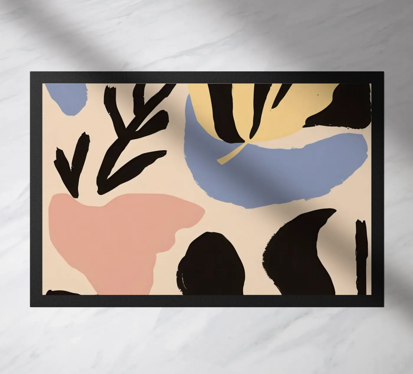 Abstract Botanical Forms doormat by Sun Riser