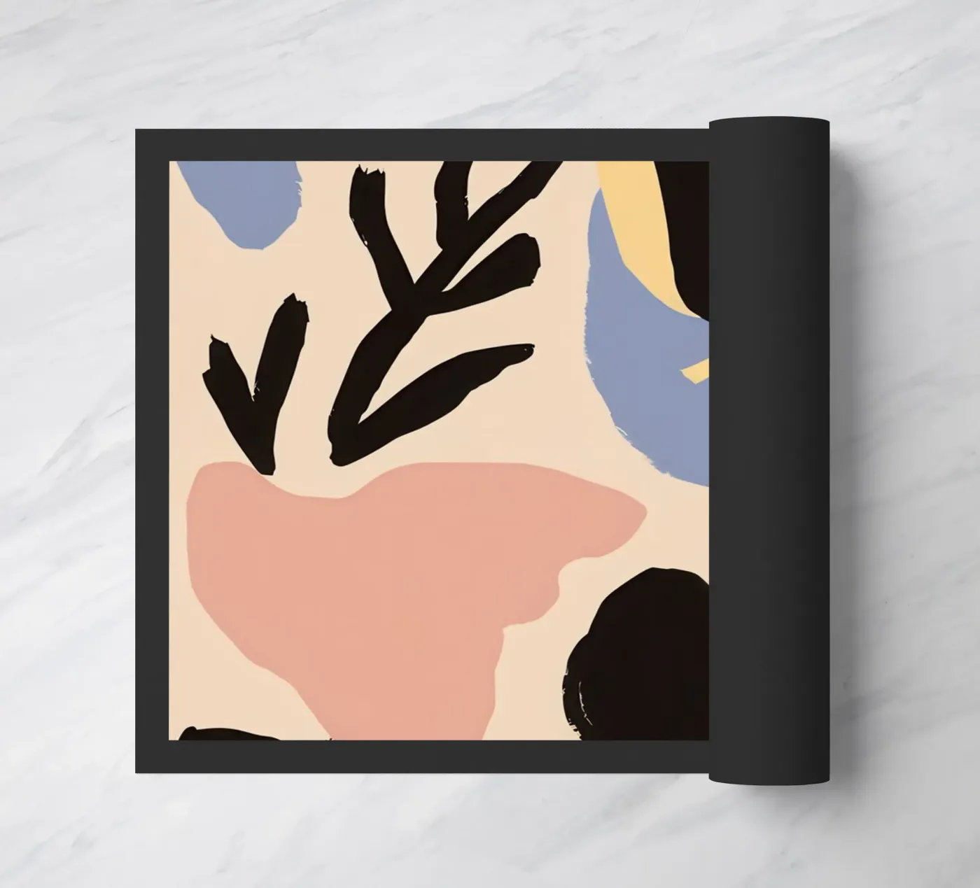 Abstract Botanical Forms doormat by Sun Riser