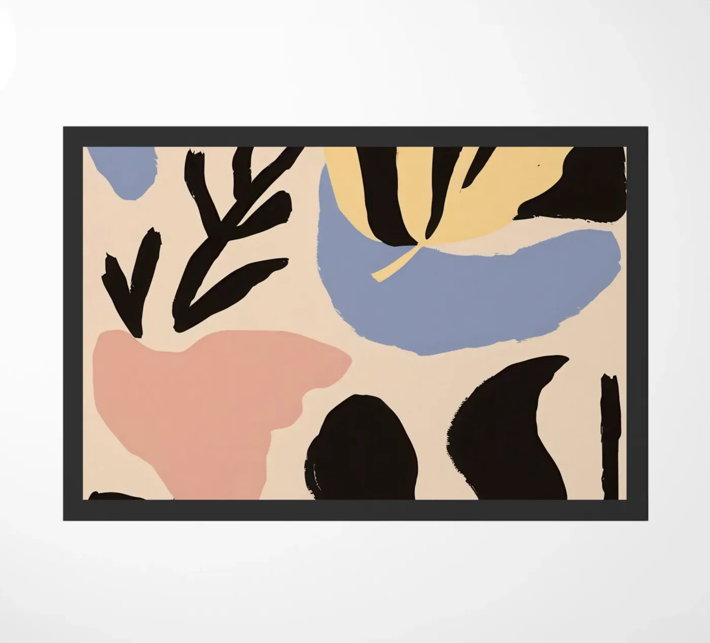 Abstract Botanical Forms doormat by Sun Riser