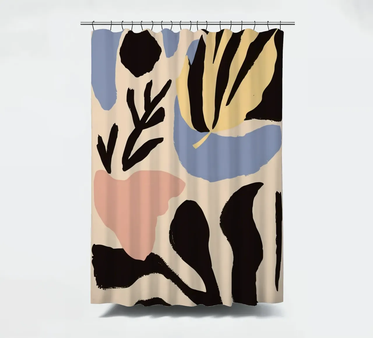 Forme botaniche astratte tenda da doccia da Sun Riser