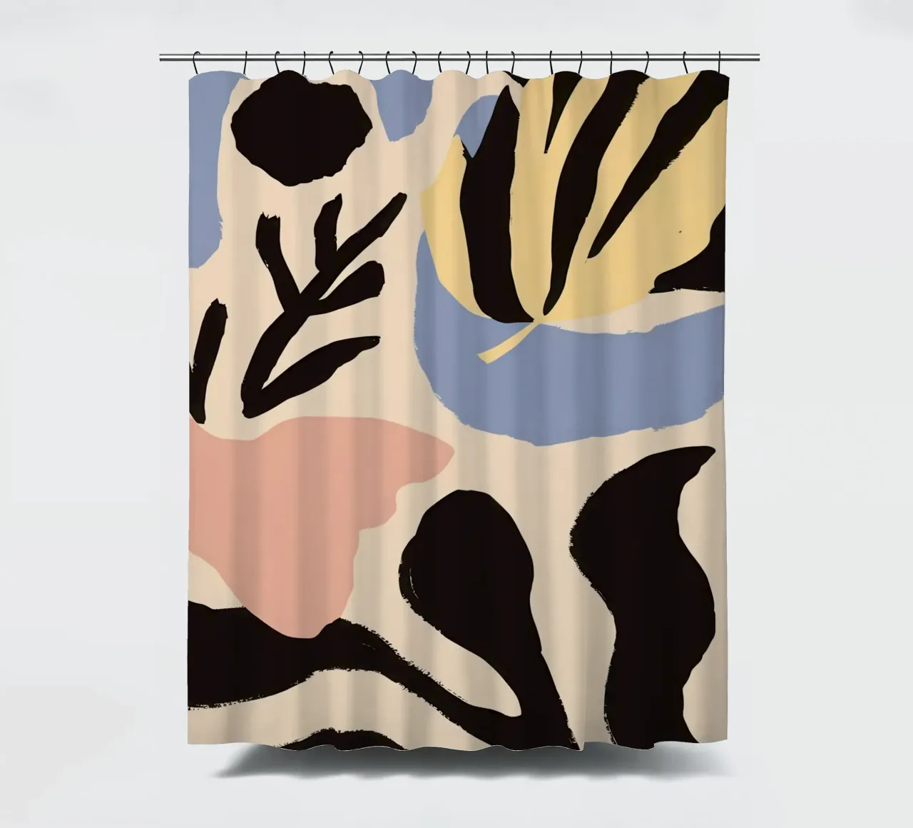 Forme botaniche astratte tenda da doccia da Sun Riser