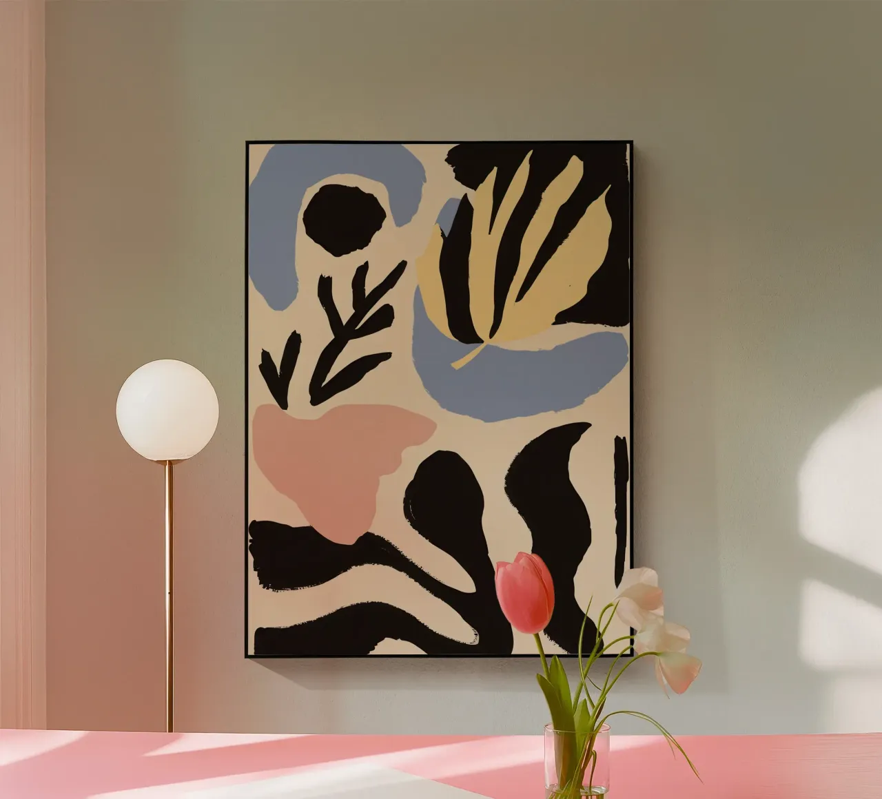 Forme botaniche astratte plexiglass da Sun Riser