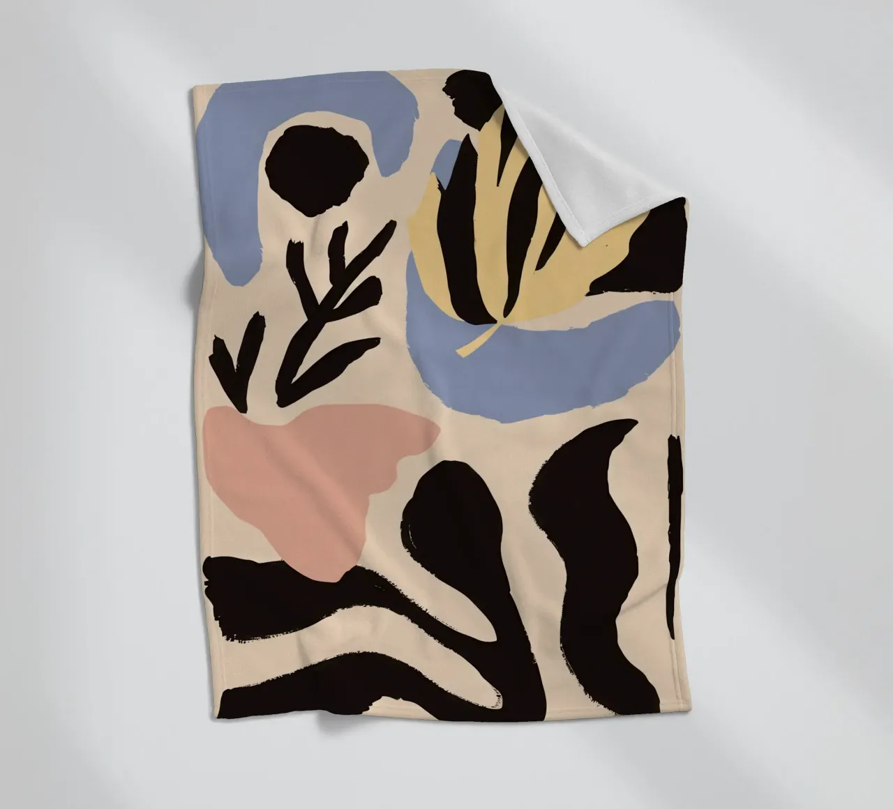 Forme botaniche astratte coperta in pile da Sun Riser