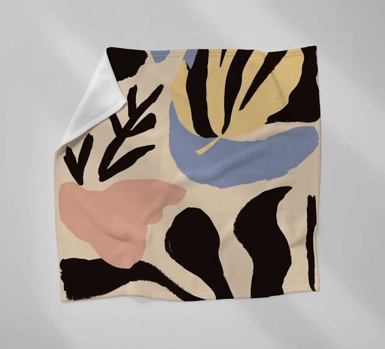 Forme botaniche astratte coperta in pile da Sun Riser