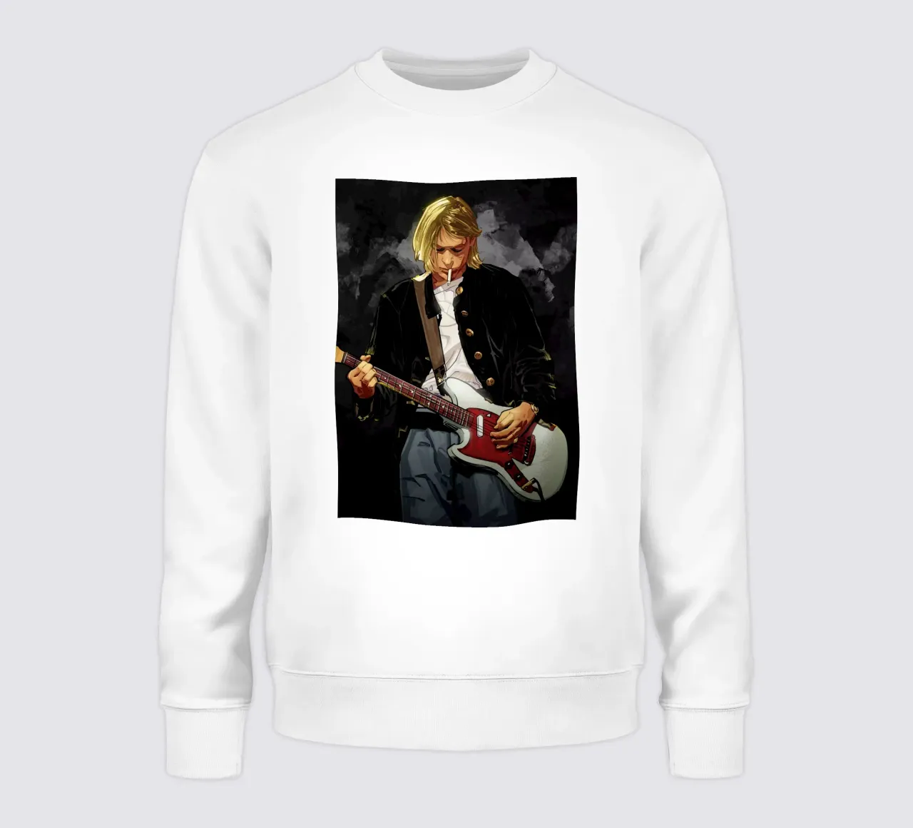Kurt Cobain Nirvana felpa da nabakumov