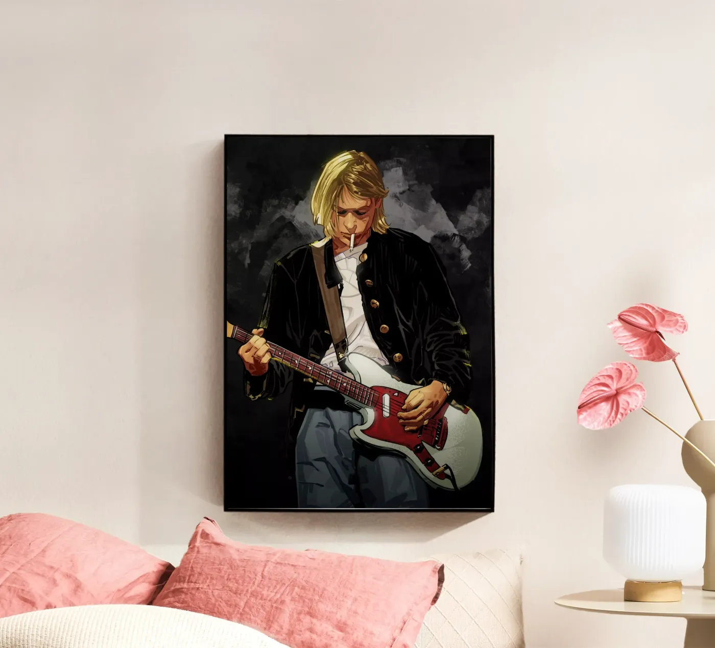 Kurt Cobain Nirvana Acryl-Glas von nabakumov