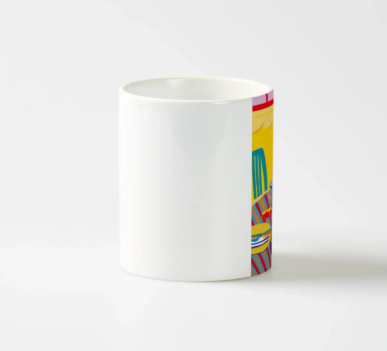 Cena abbondantemente distribuita tazza in ceramica da Sun Riser
