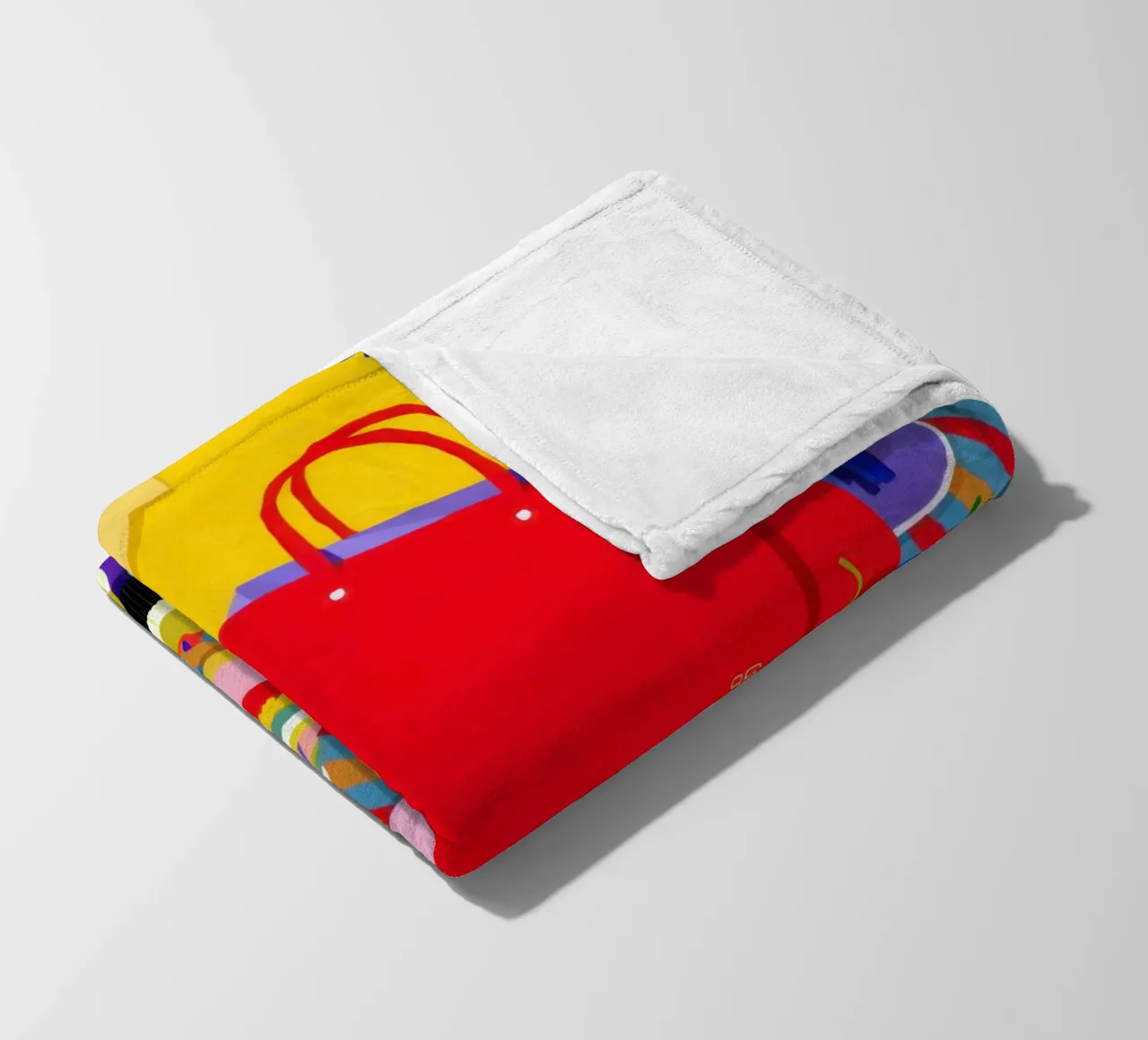 Cena abbondantemente distribuita coperta in pile da Sun Riser