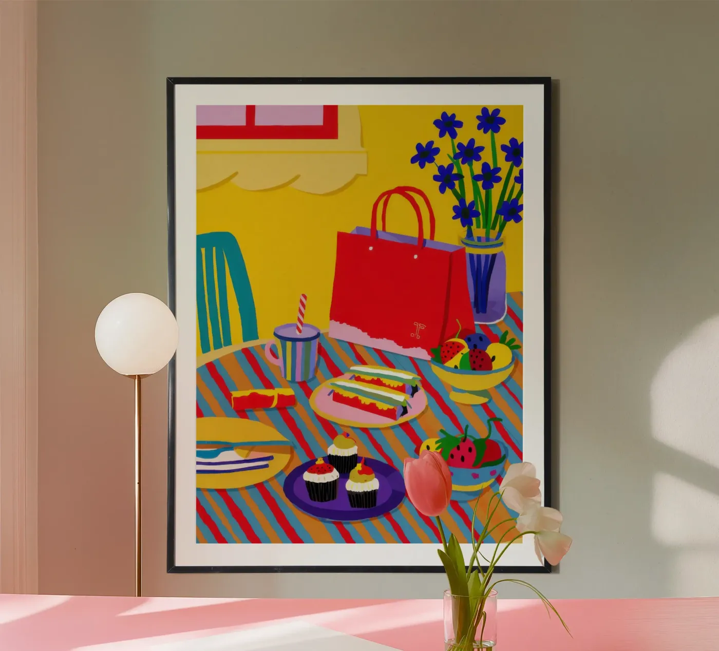 Bountiful Dinner Spread poster by Sun Riser